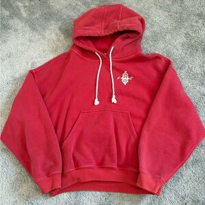 Free people movement red hoodie size S